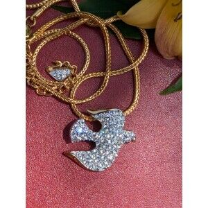 Swarovski Gold and Silver Crystal Necklace